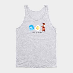 Cute breakfast food for a happy morning Tank Top